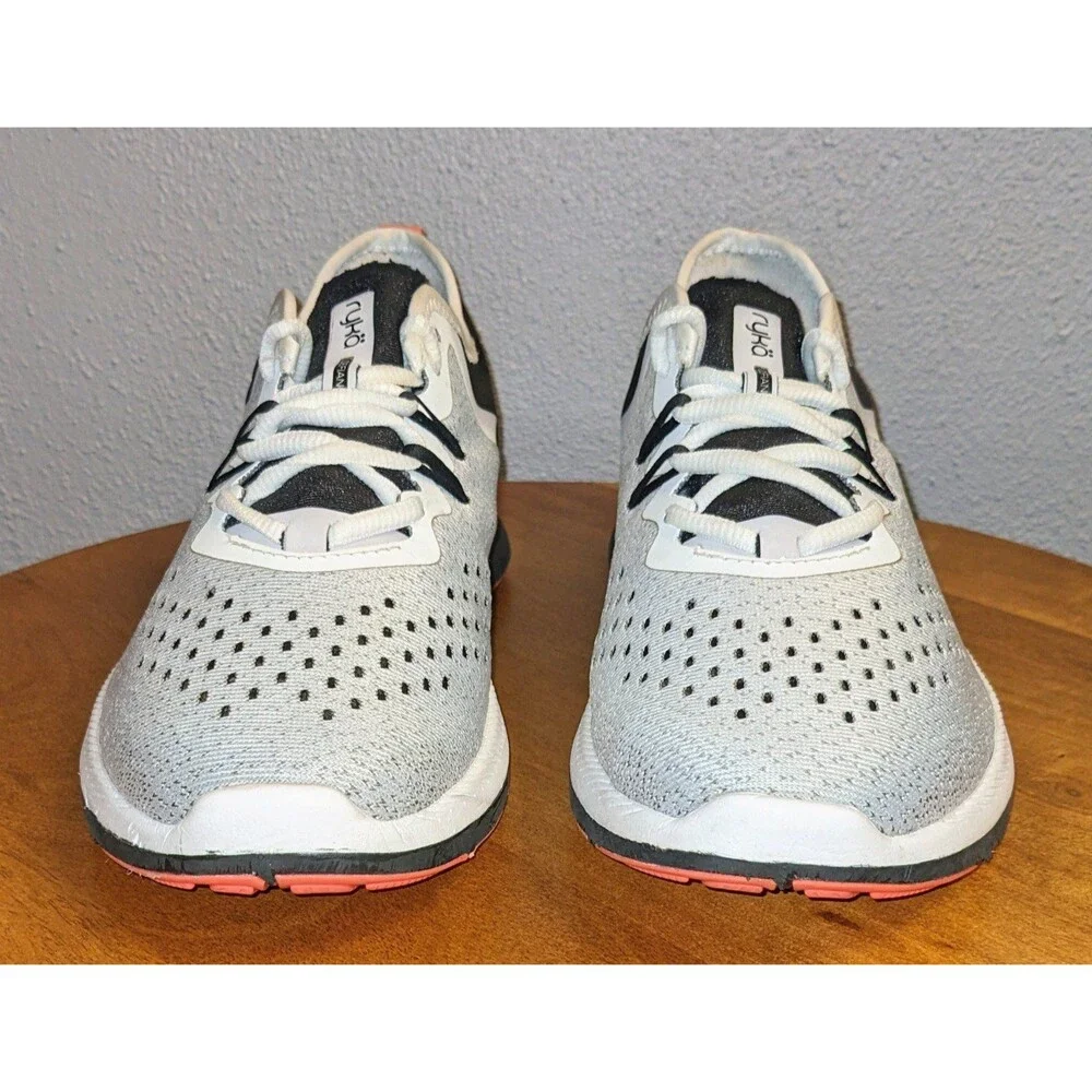 Ryka Definace Training Shoes Women's 9.5 Frost Gray Lightweight Gym Walking